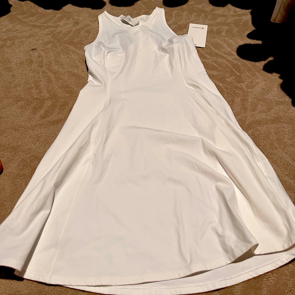Lululemon NWT Ace Advantage Dress. White, Sz Medium